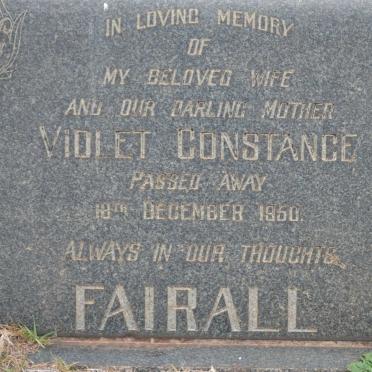 FAIRALL Violet Constance -1950