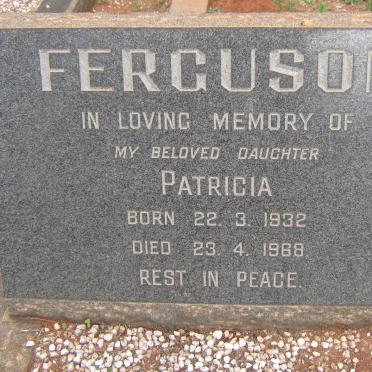 FERGUSON Patricia 1932-1968