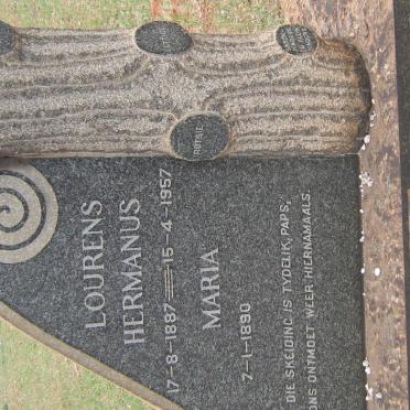 FOURIE Lourens Hermanus 1887-1957 &amp; Maria 1890-