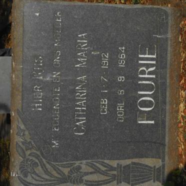 FOURIE Catharina Maria 1912-1964