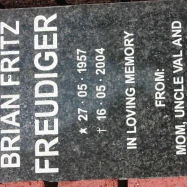 FREUDIGER Brian Fritz 1957-2004