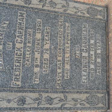 GARNHAM Frederick -1950 &amp; Eleanor -1969