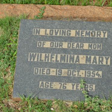 GATES Wilhelmina Mary -1954