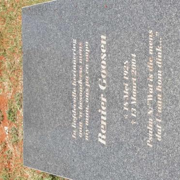 GOOSEN Renier 1928-2004