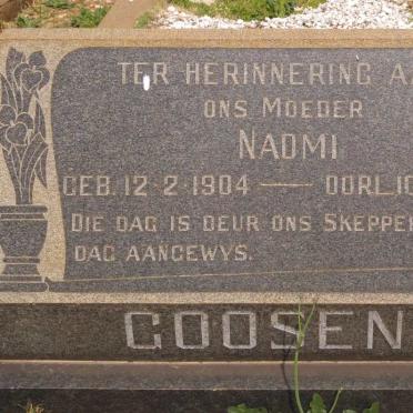 GOOSEN Naomi 1904-1958