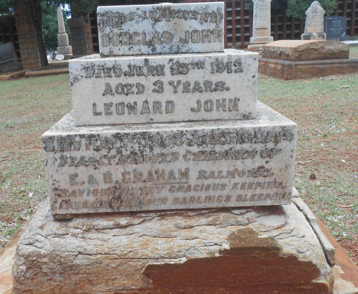 GRAHAM Leonard John -1908 :: GRAHAM Douglas John -1912