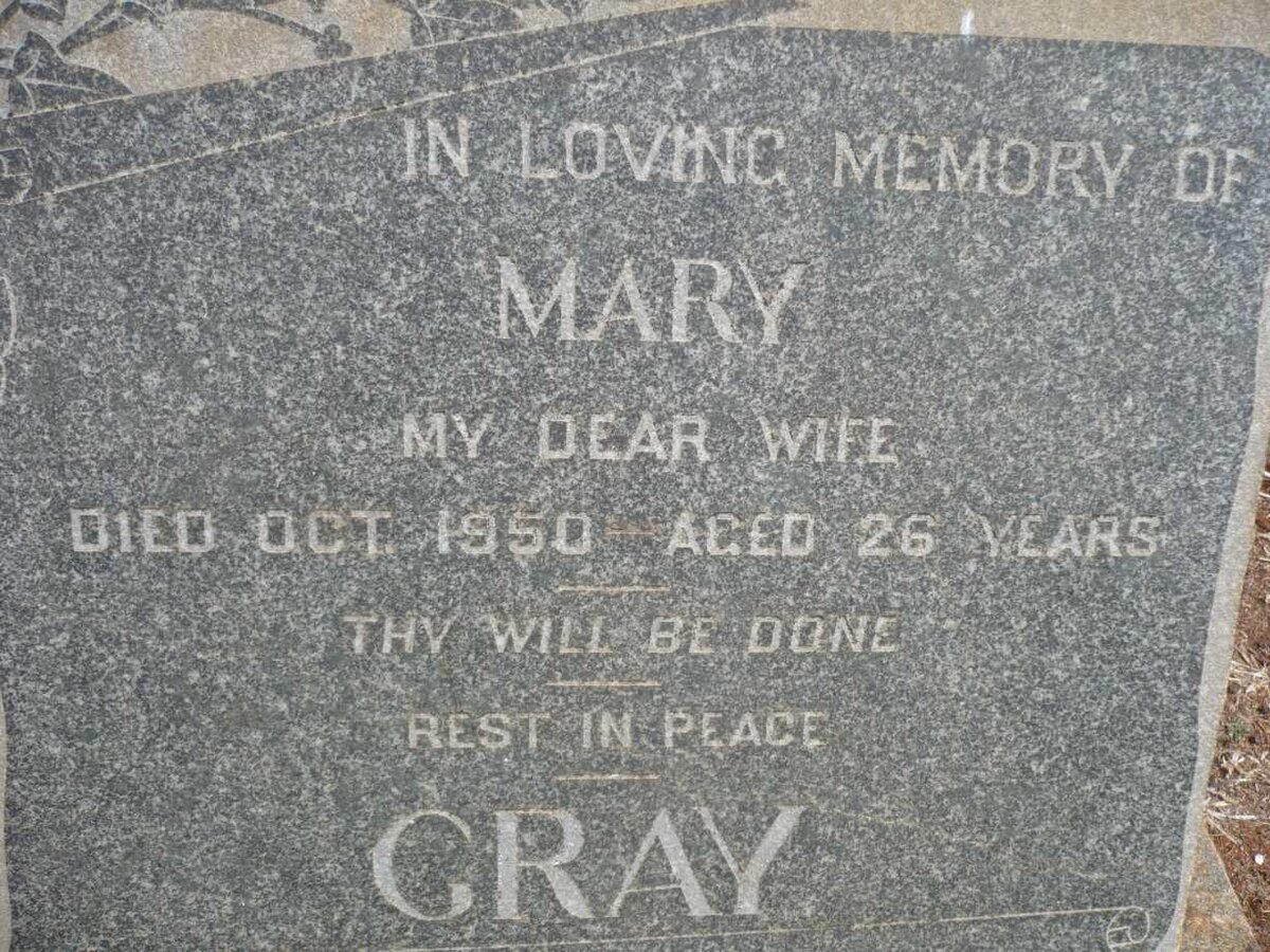 GRAY Mary -1950