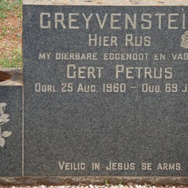 GREYVENSTEIN Gert Petrus -1960