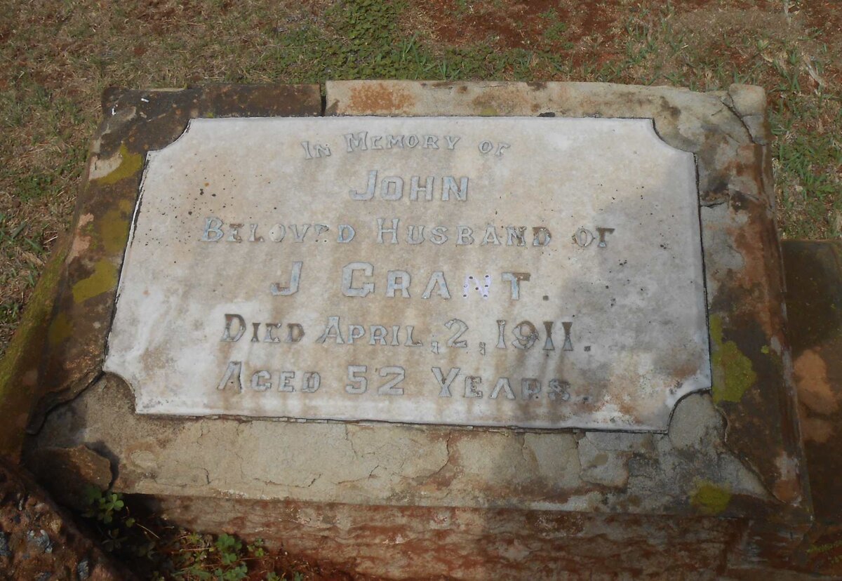 GRANT John -1911