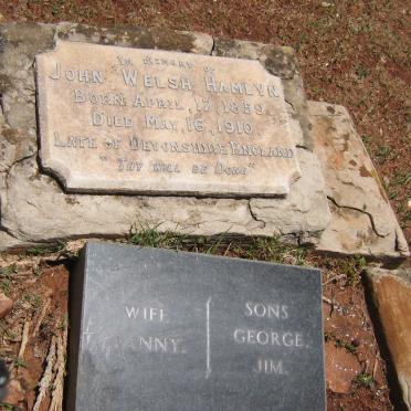 HAMLYN John Welsh 1859-1910