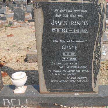 BELL James Francis 1905-1967 &amp; Grace 1913-1988