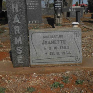 HARMSE Jeanette 1904-1964