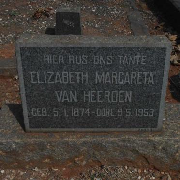 HEERDEN Elizabeth Margareta, van 1874-1959