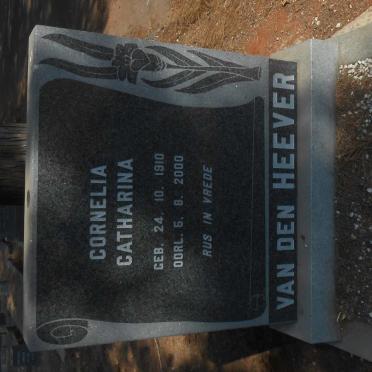 HEEVER Cornelia Catharina, van den 1910-2000