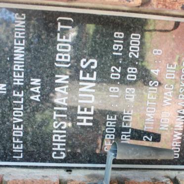 HEUNES Christiaan 1918-2000