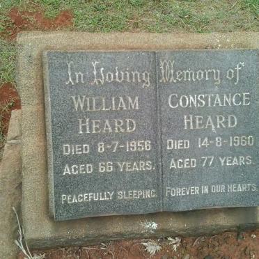 HEARD William -1956 &amp; Constance -1960