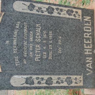 HEERDEN Pieter Schalk, van 1875-1958