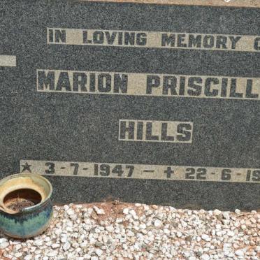 HILLS Marion Priscilla 1947-1963