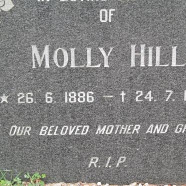 HILL Molly 1886-1975