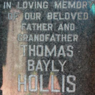 HOLLIS Thomas Bayly 1918-1991