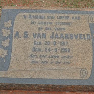 JAARSVELD A.S., van 1917-1958