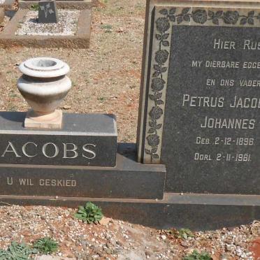 JACOBS Petrus Jacobus Johannes 1896-1961