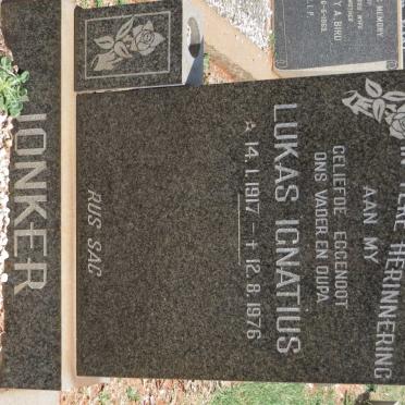 JONKER Lukas Ignatius 1917-1976