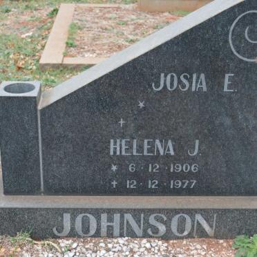 JOHNSON Josia E. &amp; Helena J. 1906-1977