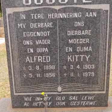 JOOSTE Alfred 1898-1956 &amp; Kitty 1903-1979