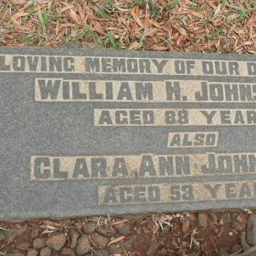JOHNSTONE William H. &amp; Clara Ann