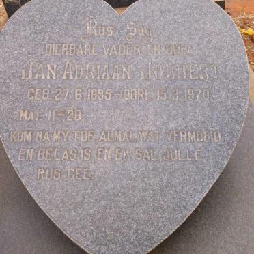 JOUBERT Jan Adriaan 1895-1970