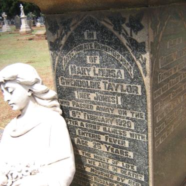 JONES Daniel -1917 :: TAYLOR Mary Louisa Gwendoline nee JONES -1920