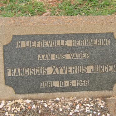 JURGENS Franciscus Xyverius -1956