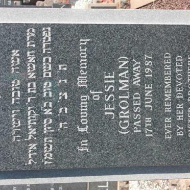 KAHN Jessie nee GROLMAN -1987