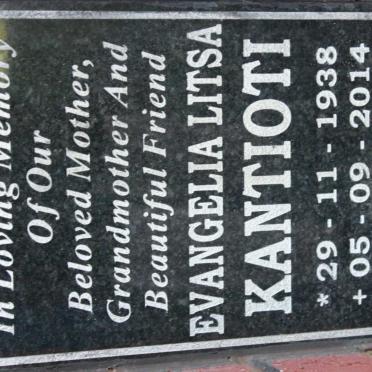 KANTIOTI Evangelia Litsa 1938-2014