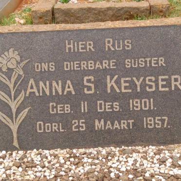 KEYSER Anna S. 1901-1957
