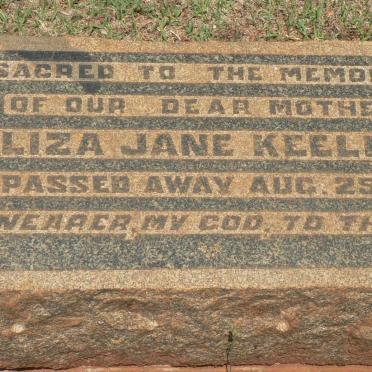 KEELING Eliza Jane -1916