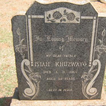 KHUZWAYO Isiah -1944