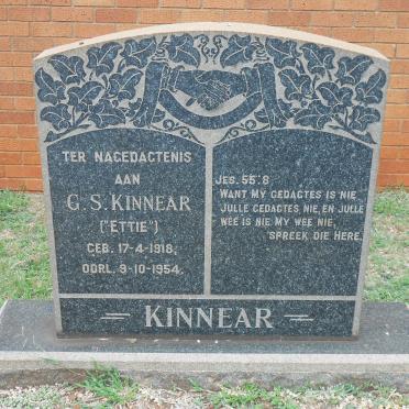 KINNEAR G.S. 1918-1954