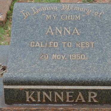 KINNEAR Anna -1950