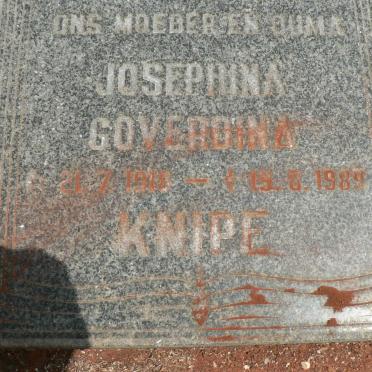 KNIPE Josephina Goverdina 1918-1989