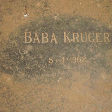 KRUGER Baba -1962
