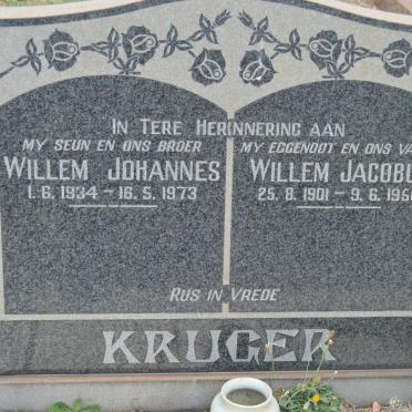 KRUGER Willem Jacobus 1901-1956 & Aletta Elizabeth 1911-1978 :: KRUGER Willem Jacobus 1934-1973