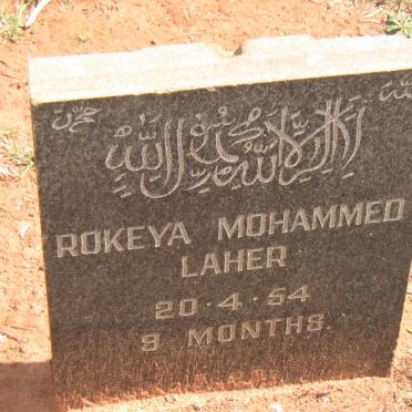 LAHER Rokeya Mohammed -1954
