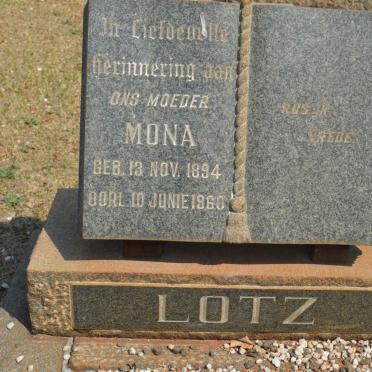 LOTZ Mona 1894-1960