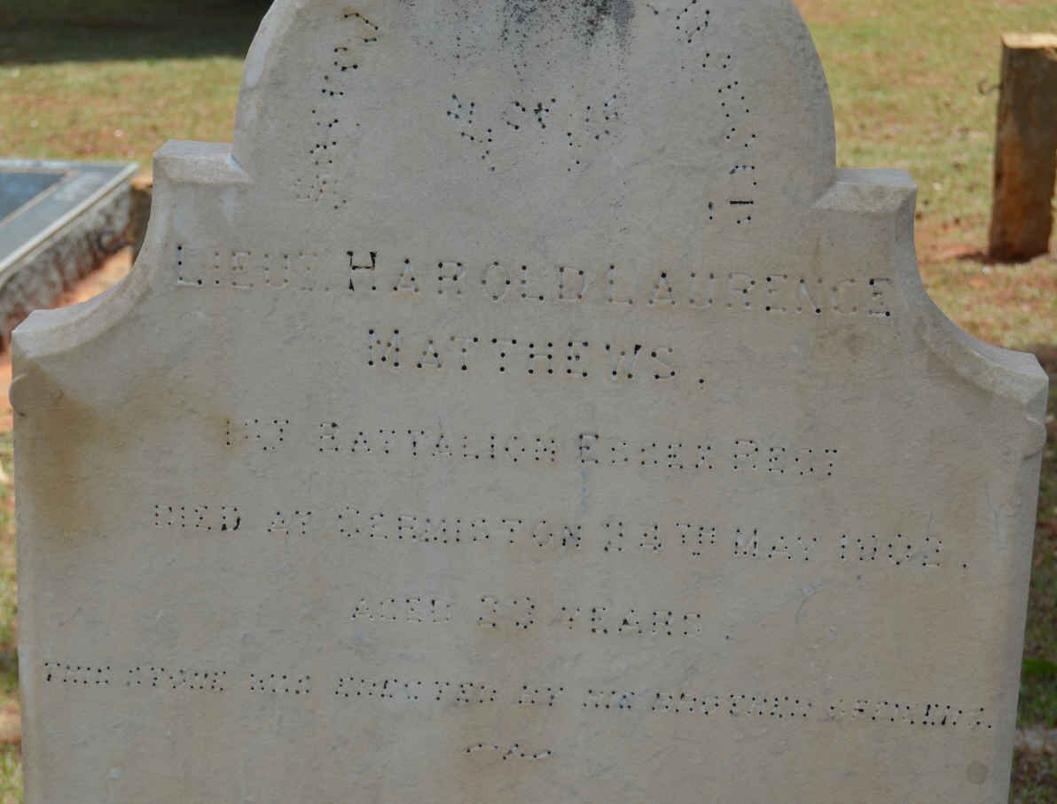 xxMATTHEWS Harold Laurence -1902