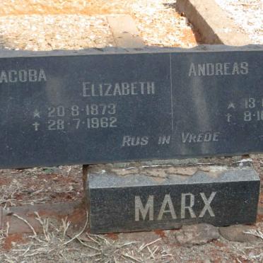 MARX Andreas Hercules 1870-1963 &amp; Jacoba Elizabeth 1873-1962
