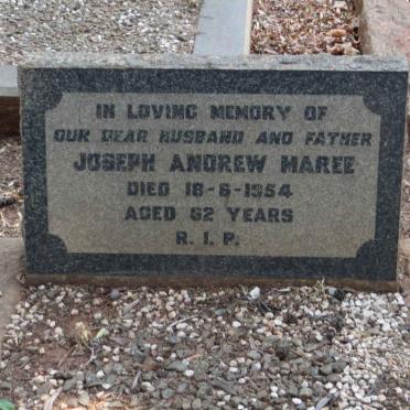 MAREE Joseph Andrew -1954