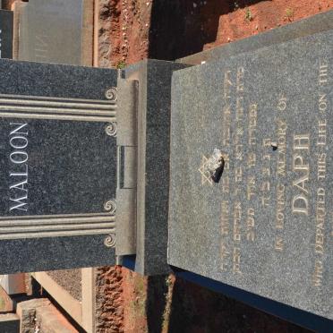 MALOON Daphne Ada -1952