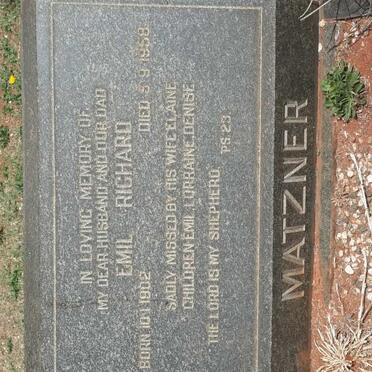 MATZNER Emil Richard 1902-1958